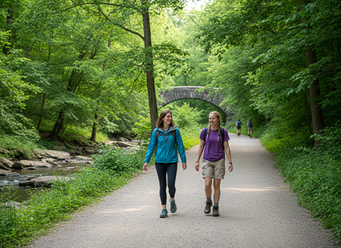 Wissahickon Valley Park Forbidden Drive Trail